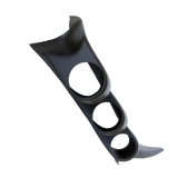 Autometer 99-06 GMC Sierra/Dmax (w/ speaker) Triple Pillar - Black - 17107