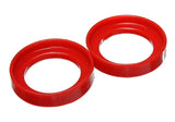 Energy Suspension 96-00 Honda Civic/CRX / 99-00 Honda Civic Si Red Front Coil Spring Isolator Set - 16.6104R