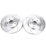 Power Stop 07-13 Acura MDX Front Evolution Drilled & Slotted Rotors - Pair - JBR1171XPR