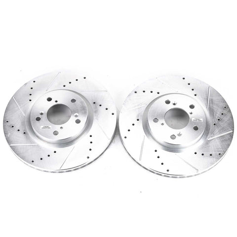 Power Stop 07-13 Acura MDX Front Evolution Drilled & Slotted Rotors - Pair - JBR1171XPR