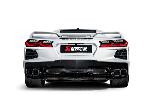 Akrapovic 2020 Chevrolet Corvette Stingray (C8) OPF/GPF Slip-On Line (Titanium) w/ Titanium Tips - S-CO/TI/4