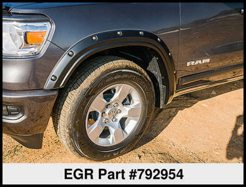 EGR 2019 RAM 1500 Bolt-On Style Fender Flares - Set - Black - 792954