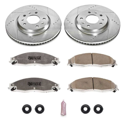 Power Stop 03-05 Cadillac CTS Front Z26 Street Warrior Brake Kit - K1423-26