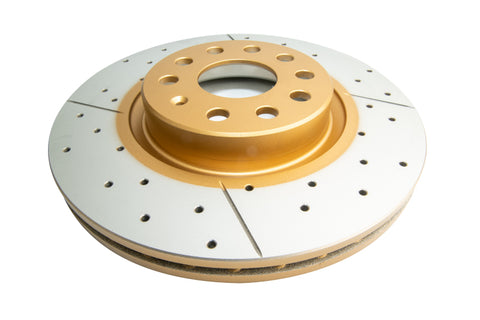 DBA 06-08 Audi A3 / 10/06+ TT / 10/04-10 VW Golf Front Drilled & Slotted Street Series Rotor - 2806X