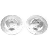 Power Stop 2017 Mercedes-Benz Maybach S550 Rear Evolution Drilled & Slotted Rotors - Pair - EBR1602XPR