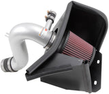 K&N 69 Series Typhoon Performance 13 Chrysler/Dodge 200/Avenger 2.4L Silver Cold Air Intake Kit - 69-2549TS