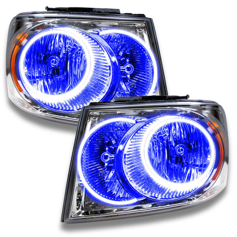 Oracle 07-09 Dodge Durango SMD HL - Chrome - ColorSHIFT w/ Simple Controller - 7201-504