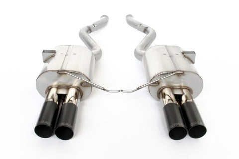 Dinan 08-11 BMW M3 (E90) Free Flow Axleback Exhaust System - Black Tips - D660-0028