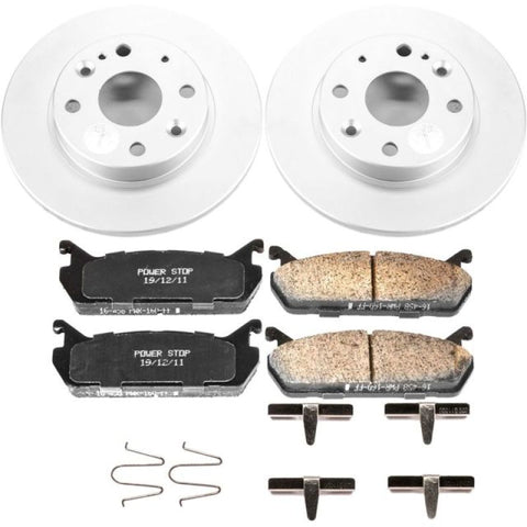 Power Stop 90-93 Mazda Miata Rear Z17 Evolution Geomet Coated Brake Kit - CRK719