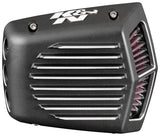 K&N Street Metal Intake System for 08-16 Harley-Davidson Touring Models - Shaker Black - RK-3951