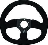 DragonFire Racing Steering Wheels - D-shaped- Suede- Iron Series- 0in offset - 522342