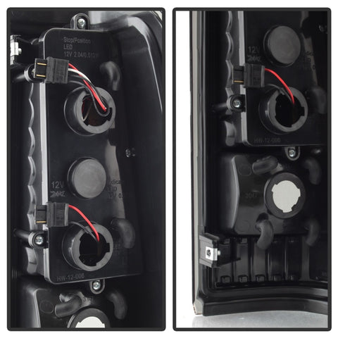 xTune 99-02 Chevy Silverado 1500/2500/3500 V2 LED Tail Lights - Black Smoke (ALT-ON-CS99-G2-LED-BSM) - 9038471