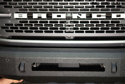 Fishbone Offroad 2021+ Ford Bronco Front Bumper - Black - FB22359