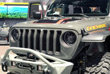 Oracle Oculus Bi-LED Projector Headlights for Jeep JL/Gladiator JT - Matte Blk - 5500K - 5839-504
