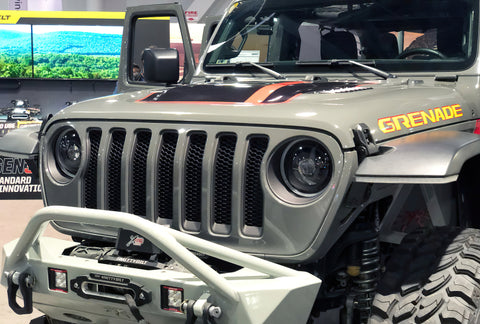 Oracle Oculus Bi-LED Projector Headlights for Jeep JL/Gladiator JT - Matte Blk - 5500K - 5839-504