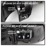 xTune Chevy Tahoe 00-06 Amber Crystal Headlights Black HD-JH-CSIL99-BK - 5064240