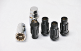 Wheel Mate Monster Open End Lug Nut Set of 4 - Black 1/2in - 33005B