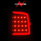 ANZO 09-18 Dodge Ram 1500 Full LED Taillights w/ Sequential Black Housing/Smoke Lens - 311453