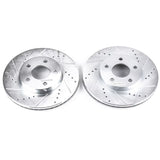 Power Stop 07-10 Chevrolet Cobalt Front Evolution Drilled & Slotted Rotors - Pair - AR82004XPR