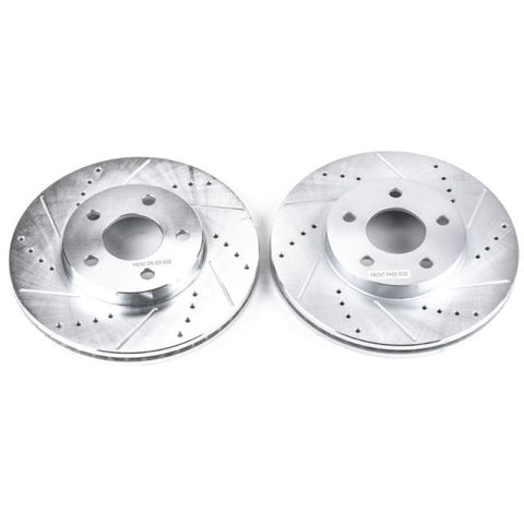 Power Stop 07-10 Chevrolet Cobalt Front Evolution Drilled & Slotted Rotors - Pair - AR82004XPR