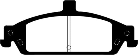 EBC 97 Chevrolet Malibu 2.4 Greenstuff Front Brake Pads - DP21248