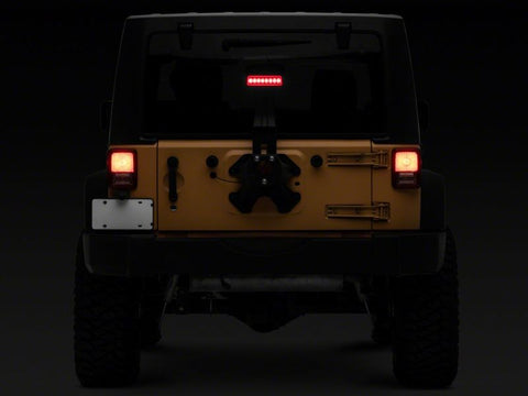 Raxiom07-18 Jeep Wrangler JK Axial Series Hyper Flash LED Third Brake Light- Red - J137870
