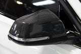 Dinan 12-21 BMW 2/3/4-Series (F22/F30/F31/F32/F33/F34/F36/F45/F46) Carbon Fiber Mirror Cover Set - D980-0022