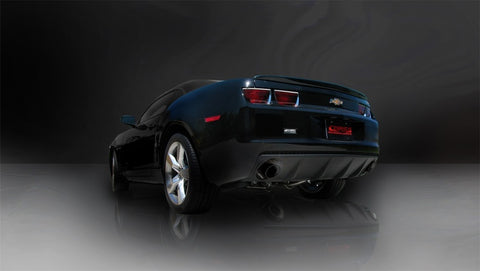 Corsa 10-14 Chevrolet Camaro Coupe SS 6.2L V8 Auto Black Sport Cat-Back + XO Exhaust - 14952BLK