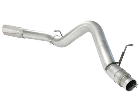 aFe Atlas Exhaust 5in DPF-Back Al Steel 11-13 GM Diesel Trucks V8-6.6L (td) LML (Pol Tip) - 49-04041-P
