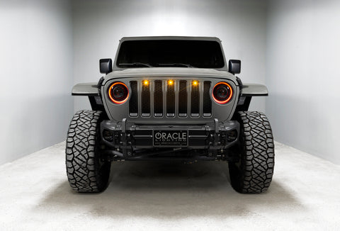 Oracle Oculus Bi-LED Projector Headlights for Jeep JL/Gladiator JT - w/ BC1 Controller - 5839-335
