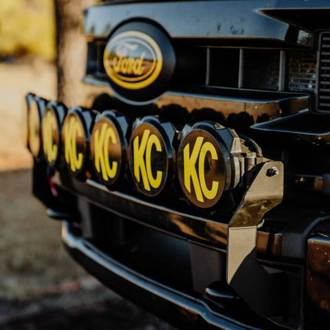 KC HiLiTES 2017+ Ford Super Duty Gravity LED Pro6 7-Light Bar Kit - Front Bumper - 91346