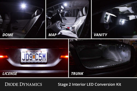Diode Dynamics 12-16 Chevrolet Malibu Interior LED Kit Cool White Stage 2 - DD0554