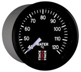 Autometer Stack 52mm 40-120 Deg C 1/8in NPTF Male Pro Stepper Motor Water Temp Gauge - Black - ST3307