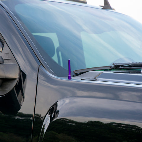 Wehrli 07.5-19 Chevrolet 6.6L Duramax Billet TIG Torch Stubby Antenna - Gloss White - WCF100041-GW