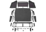 Rampage 2018-2022 Jeep Wrangler (JL) Frameless Trail Plus Top Kit - Black - 139335