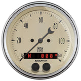 Autometer 3-3/8in Antique Beige 120 MPH GPS Speedometer Gauge - 1849
