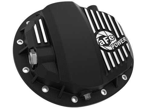 aFe Pro Series GMCH 9.5 Rear Diff Cover Black w/ Machined Fins 19-20 GM Silverado/Sierra 1500 - 46-71140B