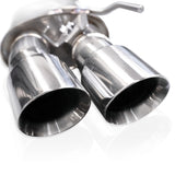 Stainless Works 2024 Mustang GT Catback Dual Tips Legend Sound H-Pipe Factory Connect Exhaust - M24QUADHFCL