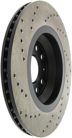 StopTech 09-13 VW CC 3.6L VR6 / 08-09 & 12 Golf R/Golf R32 Drilled Left Rear Rotor - 128.33113L