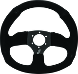 DragonFire Racing Steering Wheels - D-shaped- Suede- Iron Series- 0in offset - 522342
