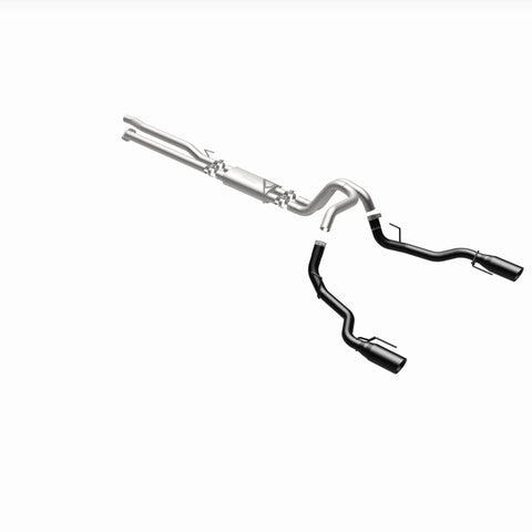 MagnaFlow SYS Cat-Back 2017 Ford F-150 Raptor 3.5L Dual Black Coated 3in Tips - 19350