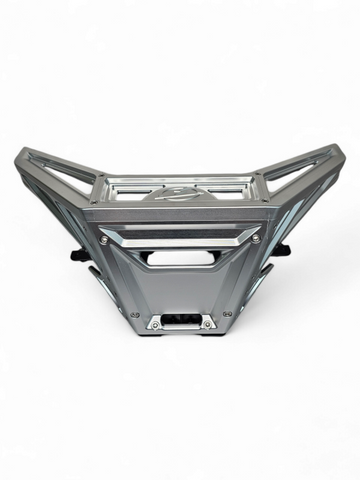 Elektric Offroad 2017+ Can Am X3 Maverick Billet Front Winch Bumper Anodized Clear - FWB210036