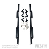 Westin/HDX 16-18 Nissan Titan XD Crew / 17-18 Titan Crew Cab Drop Nerf Step Bars - Textured Black - 56-14025
