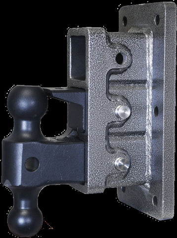 Gen-Y Mega Duty 2.5in Bolt-On 6in Drop 3K TW 21K Hitch w/GH-061 Dual-Ball/GH-062 Pintle Lock - GH-723