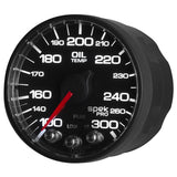 Autometer Spek-Pro 52.4mm 100-300 F Deg Digital Stepper Motor Oil Temp Gauge - P322328