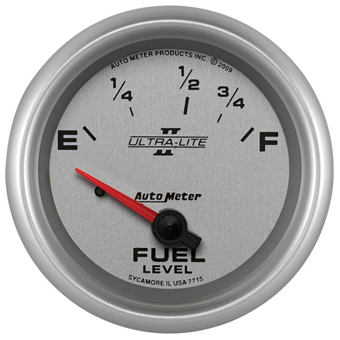 Autometer Ultra-Lite II 2 5/8in 73E-10F SSE Fuel Level Gauge - 7715