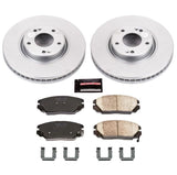 Power Stop 06-11 Hyundai Azera Front Z17 Evolution Geomet Coated Brake Kit - CRK4646