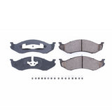 Power Stop 90-01 Jeep Cherokee Front Z17 Evolution Ceramic Brake Pads w/Hardware - 17-477