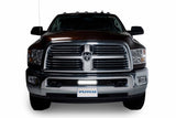 Putco 11-18 Ram HD - SS Punch Style Bumper Grille Insert w/ 10in Luminix Light Bar (Black) - 88175L