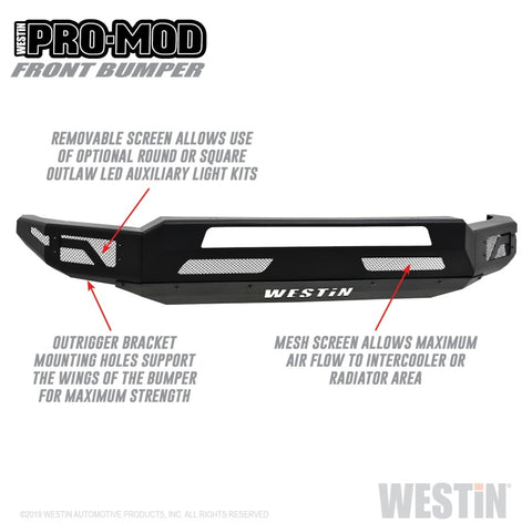 Westin 18-19 Ford F-150 Pro-Mod Front Bumper - 58-41065
